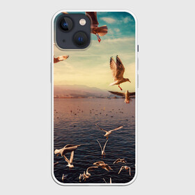 Чехол для iPhone 13 с принтом Чайки на воде в Екатеринбурге,  |  | Тематика изображения на принте: вода | горы | закат | море | море чайки | на воде | озеро | птица | птицу чайку | птицы | суша | чайка | чайка 2 | чайка птица | чайка чайку | чайки | чайки на воде | чайков | чайку 2