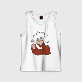 Детская майка хлопок с принтом Chibi Inuyasha в Екатеринбурге,  |  | anime | chibi | inuyasha | kitsune | youkai | аниме | ёкай | инуяша | кицуне | чиби