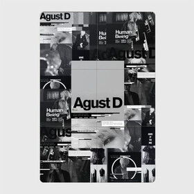 Магнитный плакат 2Х3 с принтом Agust D в Екатеринбурге, Полимерный материал с магнитным слоем | 6 деталей размером 9*9 см | agust | bts | d | k pop | suga | агуст | бтс | ди | к поп | кей поп | шуга