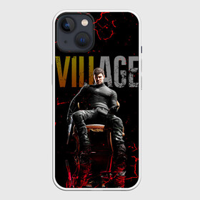 Чехол для iPhone 13 с принтом CHRIS REDFIELD   КРИС РЕДФИЛД в Екатеринбурге,  |  | biohazard | chris redfield. | game | resident 8 | resident evil village | госпожа димитреску | игра | итан уинтерс | крис редфилд | резидент 8 | резидент эвил вилладж | ужасы