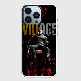 Чехол для iPhone 13 Pro с принтом CHRIS REDFIELD   КРИС РЕДФИЛД в Екатеринбурге,  |  | biohazard | chris redfield. | game | resident 8 | resident evil village | госпожа димитреску | игра | итан уинтерс | крис редфилд | резидент 8 | резидент эвил вилладж | ужасы