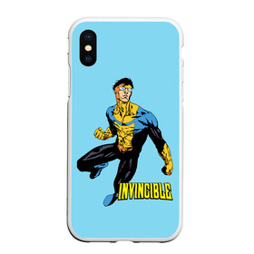 Чехол для iPhone XS Max матовый с принтом Invincible Неуязвимый в Екатеринбурге, Силикон | Область печати: задняя сторона чехла, без боковых панелей | Тематика изображения на принте: boy | cartoon | damien darkblood | hero | invincible | superhero | герой | марк грейсон | мультик | мультсериал | непобедимый | неуязвимый | персонаж | супергерой