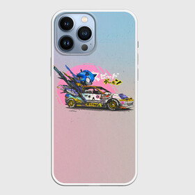 Чехол для iPhone 13 Pro Max с принтом Sonic racer в Екатеринбурге,  |  | Тематика изображения на принте: sonic | доктор эггман | ёж | ёж шедоу | ехидна наклз | майлз прауэр | соник | тейлз | эми роуз