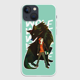 Чехол для iPhone 13 mini с принтом Wolf в Екатеринбурге,  |  | alpha | beta | derek | derek hale | omega | scott | scott mccall | serial | stiles | stiles stilinski | teen wolf | wolf | бета | волк | волки | волчонок | дерек | дерек хейл | оборотень | оборотни | ольфа | омега | сериал | скотт | скотт макколл | стайлз