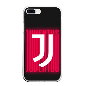 Чехол для iPhone 7Plus/8 Plus матовый с принтом JUVENTUS / ЮВЕНТУС / НЕОН в Екатеринбурге, Силикон | Область печати: задняя сторона чехла, без боковых панелей | fifa | football | football club. | juventus football club | sport | uefa | английская премьер лига | лига финал | матч | спорт | уефа | финал | фифа | футбол | футбольный клуб | ювентус