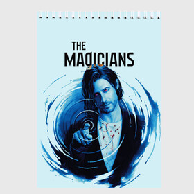 Скетчбук с принтом The Magicians в Екатеринбурге, 100% бумага
 | 48 листов, плотность листов — 100 г/м2, плотность картонной обложки — 250 г/м2. Листы скреплены сверху удобной пружинной спиралью | coldwater | elliot | fillory | margo | quentin | quentin coldwater | the magicians | волшебники | квентин | марго | филлари | филлори | филори | эллиот