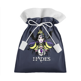 Подарочный 3D мешок с принтом Hades в Екатеринбурге, 100% полиэстер | Размер: 29*39 см | hades | zagreus | zagrey | богиня ночи | древняя греция | загрей | логотипы игр | мифология | никта | олимп | персонажи игр | хадес | хадис | хейдес | хейдс