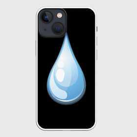 Чехол для iPhone 13 mini с принтом Капля воды в Екатеринбурге,  |  | вода | жизнь | капельки | капля | капля воды | символ жизни