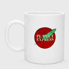 Кружка керамическая с принтом Planet Express в Екатеринбурге, керамика | объем — 330 мл, диаметр — 80 мм. Принт наносится на бока кружки, можно сделать два разных изображения | Тематика изображения на принте: mars | moon | nasa | астероид | астронавт | астрономия | вселенная | гагарин | галактика | земля | илон | комета | космонавт | космос | луна | марс | маск | наса | небо | нло | планета | полёт | пришелец | ракета