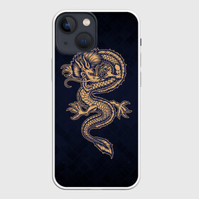 Чехол для iPhone 13 mini с принтом Дракон в Екатеринбурге,  |  | dragon | дракон | драконами | драконом | дракоша | иероглиф | мифология