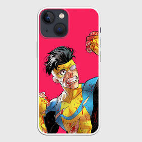 Чехол для iPhone 13 mini с принтом Неуязвимый в Екатеринбурге,  |  | allen | invincible | omni man | omniman | superhero | алиен | аллен | инвинсибл | неуязвимый | омнимэн | супергерои