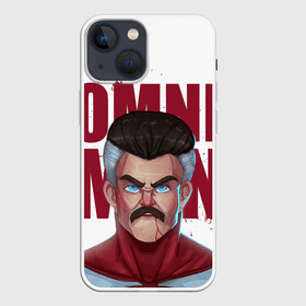 Чехол для iPhone 13 mini с принтом Омни Мен в Екатеринбурге,  |  | allen | invincible | omni man | omniman | superhero | алиен | аллен | инвинсибл | неуязвимый | омнимэн | супергерои