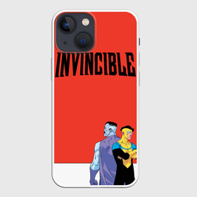 Чехол для iPhone 13 mini с принтом Invincible в Екатеринбурге,  |  | allen | invincible | omni man | omniman | superhero | алиен | аллен | инвинсибл | неуязвимый | омнимэн | супергерои