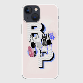 Чехол для iPhone 13 mini с принтом BP Style в Екатеринбурге,  |  | black pink | blackpink | pop | блэк пинк | ким дженни | ким джи су | корейцы | лалиса манобан | музыка | поп | попса | розэ