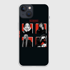 Чехол для iPhone 13 с принтом BLACKPINK | Red and black в Екатеринбурге,  |  | black pink | blackpink | pop | блэк пинк | ким дженни | ким джи су | корейцы | лалиса манобан | музыка | поп | попса | розэ