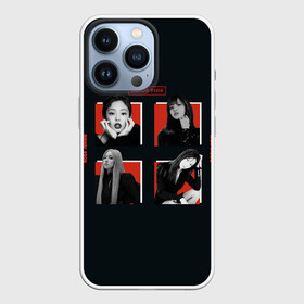 Чехол для iPhone 13 Pro с принтом BLACKPINK | Red and black в Екатеринбурге,  |  | black pink | blackpink | pop | блэк пинк | ким дженни | ким джи су | корейцы | лалиса манобан | музыка | поп | попса | розэ