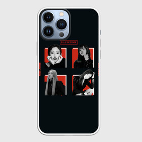 Чехол для iPhone 13 Pro Max с принтом BLACKPINK | Red and black в Екатеринбурге,  |  | black pink | blackpink | pop | блэк пинк | ким дженни | ким джи су | корейцы | лалиса манобан | музыка | поп | попса | розэ