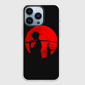 Чехол для iPhone 13 Pro с принтом Samurai Sunset в Екатеринбурге,  |  | japan | katana | midnight | moon | night | red | samurai | shadow | silhouette | sun | sunrise | sunset | twilight | восход | закат | катана | красное | луна | ночь | полночь | самураи | самурай | силует | силуэт | солнце | сумерки | тень | япония