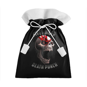Подарочный 3D мешок с принтом Five Finger Death Punch | 5FDP в Екатеринбурге, 100% полиэстер | Размер: 29*39 см | 5fdp | america | death | ffdp | finger | five | hard | metal | music | punch | rock | skull | states | united | usa | америка | метал | музыка | рок | сша | хард | череп