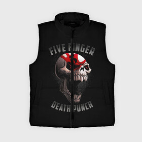 Женский жилет утепленный 3D с принтом Five Finger Death Punch  5FDP в Екатеринбурге,  |  | 5fdp | america | death | ffdp | finger | five | hard | metal | music | punch | rock | skull | states | united | usa | америка | метал | музыка | рок | сша | хард | череп