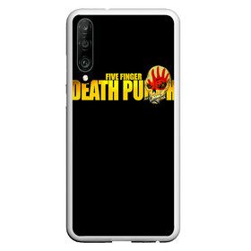 Чехол для Honor P30 с принтом FFDP | Five Finger Death Punch в Екатеринбурге, Силикон | Область печати: задняя сторона чехла, без боковых панелей | 5fdp | america | death | ffdp | finger | five | hard | metal | music | punch | rock | skull | states | united | usa | америка | метал | музыка | рок | сша | хард | череп