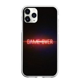 Чехол для iPhone 11 Pro Max матовый с принтом Game Over в Екатеринбурге, Силикон |  | game | game over | games | neon | orers | over | press | press start | starts | игра | игра окончена | конец | надписи | надпись | нажмите старт | неон | окончено | старт