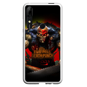 Чехол для Honor P Smart Z с принтом Five Finger Death Punch Skull в Екатеринбурге, Силикон | Область печати: задняя сторона чехла, без боковых панелей | Тематика изображения на принте: album cover | art | butcher | dark art | ffdp | ffdp мерч | five finger death punch merch | five finger death punch мерч | got your six | heavy metal | skull | арт | иллюстрация | мясник | обложка альбома