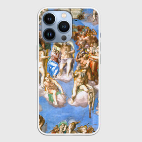Чехол для iPhone 13 Pro с принтом Микеланджело страшный суд в Екатеринбурге,  |  | буонарроти | картина | микеланджело | последний | приговор | страшный | суд | фреска