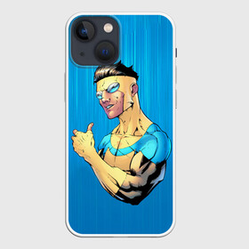 Чехол для iPhone 13 mini с принтом Неуязвимый в Екатеринбурге,  |  | allen | invincible | omni man | omniman | superhero | алиен | аллен | инвинсибл | неуязвимый | омнимэн | супергерои