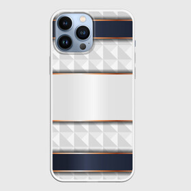 Чехол для iPhone 13 Pro Max с принтом White 3d lines в Екатеринбурге,  |  | 3d | 3д | sport | абстракция | линии | паттерн | соты | спортивный стиль | текстуры