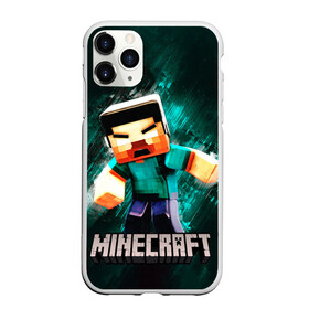 Чехол для iPhone 11 Pro матовый с принтом MINECRAFT в Екатеринбурге, Силикон |  | Тематика изображения на принте: creeper | game | green | herobrine | kids | minecraft | детские | игры | компьютерные | крипер | майнкрафт | мобильные | персонаж | хиробрин