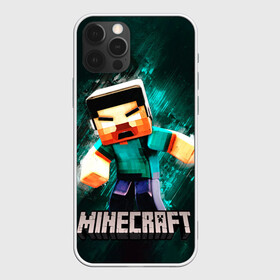 Чехол для iPhone 12 Pro Max с принтом MINECRAFT в Екатеринбурге, Силикон |  | Тематика изображения на принте: creeper | game | green | herobrine | kids | minecraft | детские | игры | компьютерные | крипер | майнкрафт | мобильные | персонаж | хиробрин