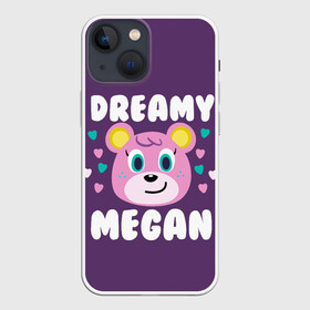 Чехол для iPhone 13 mini с принтом Dreamy Megan в Екатеринбурге,  |  | Тематика изображения на принте: animal crossing | game | games | анимал | играб игры | изабель | кросинг | кроссинг | мистер ресетти | том нук | энимал