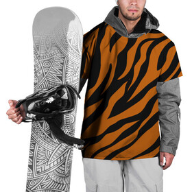 Накидка на куртку 3D с принтом Тигровый Камуфляж в Екатеринбурге, 100% полиэстер |  | Тематика изображения на принте: camo | tiger | камуфляж | полосы | тигр