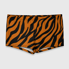 Мужские купальные плавки 3D с принтом Тигровый Камуфляж в Екатеринбурге, Полиэстер 85%, Спандекс 15% |  | camo | tiger | камуфляж | полосы | тигр