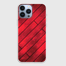 Чехол для iPhone 13 Pro Max с принтом Red Boards Texture в Екатеринбурге,  |  | attrition | boards | comic | dark | gloss | iron | light | metal | red | slabs | texture | wood | абстракция | глянец | дерево | доски | железо | картина | комикс | красный | линии | металл | паттерн | плиты | полосы | потертость | светлый