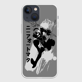 Чехол для iPhone 13 mini с принтом Nier в Екатеринбурге,  |  | 2b | ahegao | anime | girl | nier automata | replicant | waifu | аниме | ахегао | нир автомата | отаку | охегао | тян | тяночка