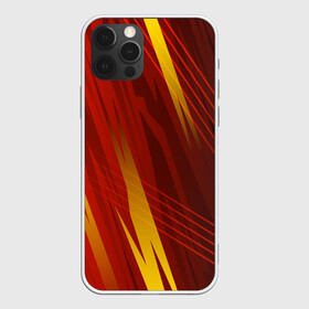 Чехол для iPhone 12 Pro с принтом Red sport style в Екатеринбурге, силикон | область печати: задняя сторона чехла, без боковых панелей | 3d | 3д | sport | абстракция | линии | паттерн | соты | спортивный стиль | текстуры