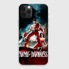 Чехол для iPhone 12 Pro Max с принтом Эш и армия тьмы в Екатеринбурге, Силикон |  | army of darkness | ash versus evil dead | ash williams | blood | book | boomstick | chainsaw | demon | groovy | gun | monster | necronomicon | zombie | армия тьмы | бензопила | бум палка | демон | зло | зомби | книга | кровь | монстр | некрономикон | ружь