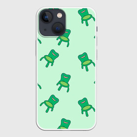 Чехол для iPhone 13 mini с принтом Froggy crossing в Екатеринбурге,  |  | Тематика изображения на принте: animal crossing | game | games | анимал | играб игры | изабель | кросинг | кроссинг | мистер ресетти | том нук | энимал