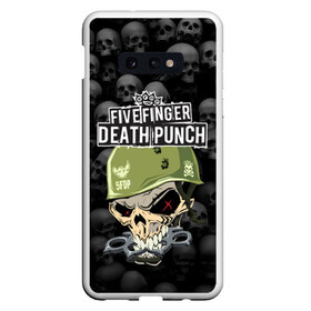 Чехол для Samsung S10E с принтом Five Finger Death Punch 5FDP (Z) в Екатеринбурге, Силикон | Область печати: задняя сторона чехла, без боковых панелей | Тематика изображения на принте: 5fdp | 5фдп | ffdp | five finger death punch | ivan moody | living the dream | zoltan bathory | альтернатива | грув метал | золтан батори | музыка | ню метал | рок | хард рок