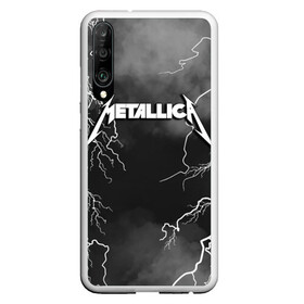 Чехол для Honor P30 с принтом METALLICA РАЗРЯД МОЛНИИ в Екатеринбурге, Силикон | Область печати: задняя сторона чехла, без боковых панелей | metalica | metallica | группа | джеймс хэтфилд | кирк хэмметт | ларс ульрих | метал | металика | металлика | миталика | молния | музыка | разряд молнии | роберт трухильо | рок | трэш | трэшметал | хард | хеви