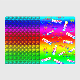 Магнитный плакат 3Х2 с принтом POP it! в Екатеринбурге, Полимерный материал с магнитным слоем | 6 деталей размером 9*9 см | pop it | rainbow | simple dimple | toy | игрушка | поп ит | радуга | симпл димпл