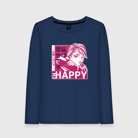 Женский лонгслив хлопок с принтом Happy Sad Anime Girl Kanji в Екатеринбурге, 100% хлопок |  | anime | chibi | cute | girls | happiness | im happy | japan | japanese | kawaii | manga | waifu | анимешник | анимешница | грусть | девочки | девушки | иероглифы | кандзи | лица | манга | настроение | рисунок в стиле аниме | счастье | типичная 