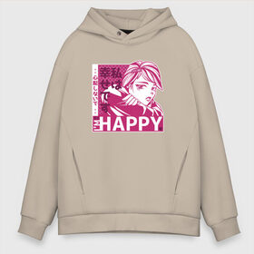 Мужское худи Oversize хлопок с принтом Happy Sad Anime Girl Kanji в Екатеринбурге, френч-терри — 70% хлопок, 30% полиэстер. Мягкий теплый начес внутри —100% хлопок | боковые карманы, эластичные манжеты и нижняя кромка, капюшон на магнитной кнопке | anime | chibi | cute | girls | happiness | im happy | japan | japanese | kawaii | manga | waifu | анимешник | анимешница | грусть | девочки | девушки | иероглифы | кандзи | лица | манга | настроение | рисунок в стиле аниме | счастье | типичная 