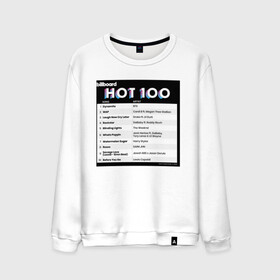 Мужской свитшот хлопок с принтом BTS DYNAMITE BILLBOARD HOT-100 в Екатеринбурге, 100% хлопок |  | Тематика изображения на принте: bbma | bts | dynamite | j hope | jimin | jin | jk | rm | suga | v | чарт топ