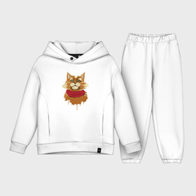 Детский костюм хлопок Oversize с принтом Рыжий Кот в Екатеринбурге,  |  | animal | cat | cute | kitty | meow | друг | животные | киска | китти | кот | котенок | котик | котэ | кошечка | кошка | лев | леопард | милый | мур | мяу | пантера | питомец | рысь | тигр