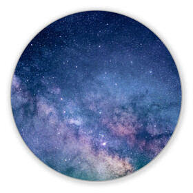 Коврик для мышки круглый с принтом Космос в Екатеринбурге, резина и полиэстер | круглая форма, изображение наносится на всю лицевую часть | вселенная | галактика | галактики | звёздный | звёзды | космические | космический | космическое | космос