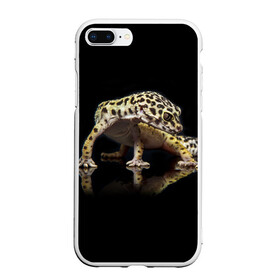 Чехол для iPhone 7Plus/8 Plus матовый с принтом ЭУБЛЕФАР  EUBLEPHARIS в Екатеринбурге, Силикон | Область печати: задняя сторона чехла, без боковых панелей | tegunvteg | геккон | гекон | зублефар | леопардовый геккон | эу | эублефар | ящерица