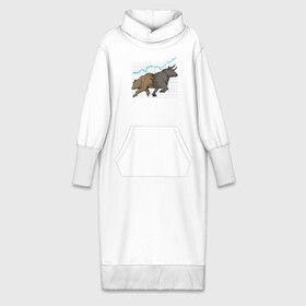 Платье удлиненное хлопок с принтом Бык или Медведь в Екатеринбурге,  |  | bulls | акции | банк | бык | инвестиции | медведь | тинькофф
